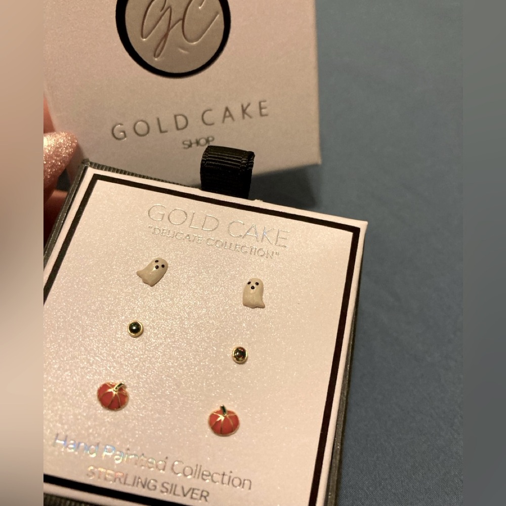 Sterling Silver Halloween Earrings Set